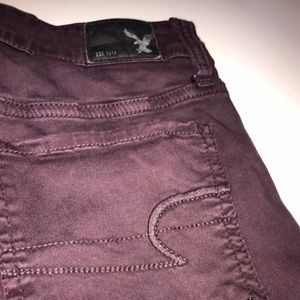American Eagle Outfitters Purple/Maroon Jeggings
